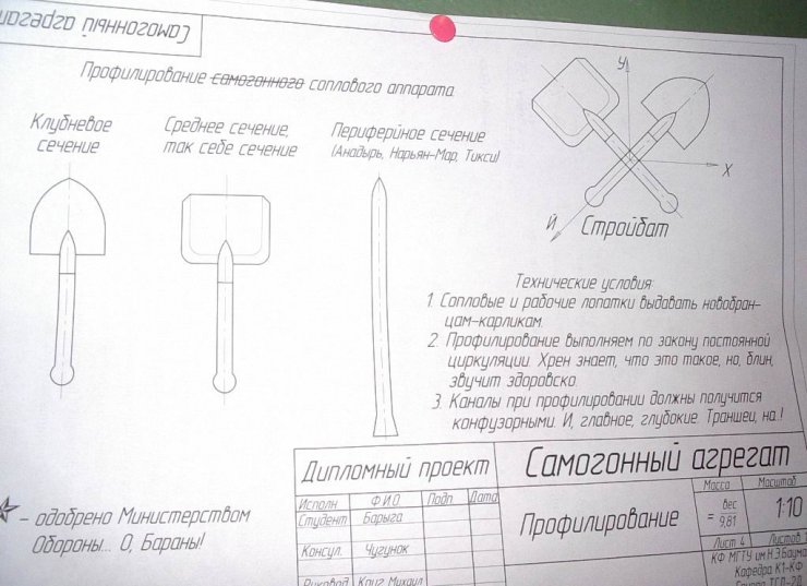 Дипломный проект русских студентов (9 фото)