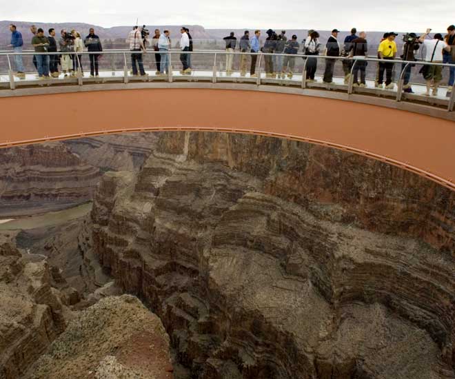 Смотровая площадка Skywalk на краю пропасти! (6 фото)