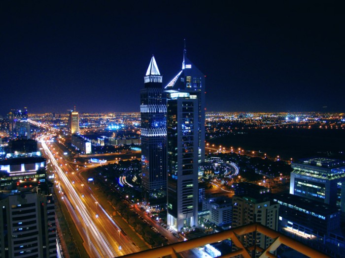 Ночной Dubai - красотище! (6 фото)