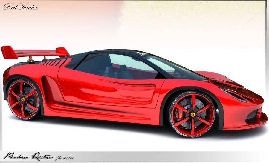 Ferrari Adonai F-800 Concept   3Dstudio Max V.9 (6 )