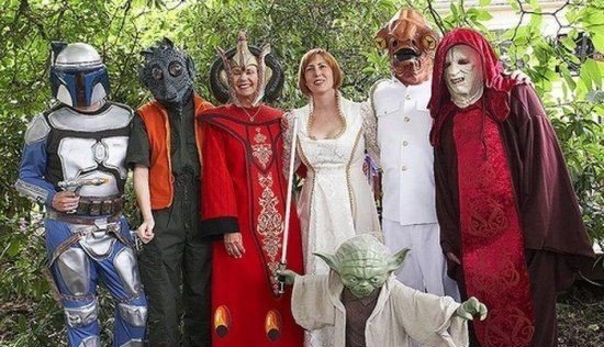 Свадьба в стиле StarWars (14 фото)