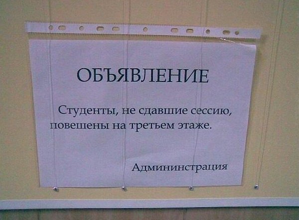 Прикольные надписи и объявления (15 фото)