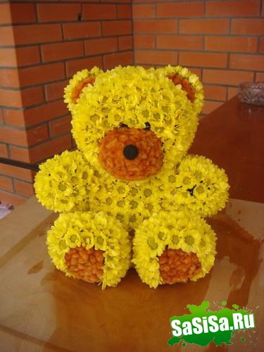 Игрушки из цветов от Duty Free Flowers (5 фото)