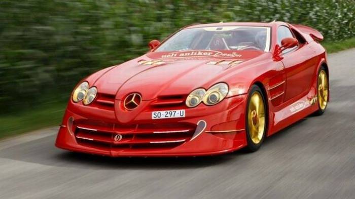  Mercedes-Benz SLR McLaren Red Gold Dream (9 )