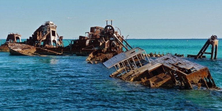 Кораблекрушения острова Мортон (8 фото)