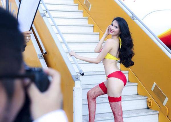 Нетрадиционная реклама вьетнамской авиакомпании VietJet Air (19 фото)