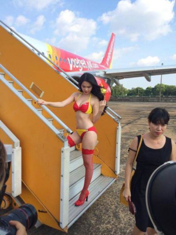 Нетрадиционная реклама вьетнамской авиакомпании VietJet Air (19 фото)
