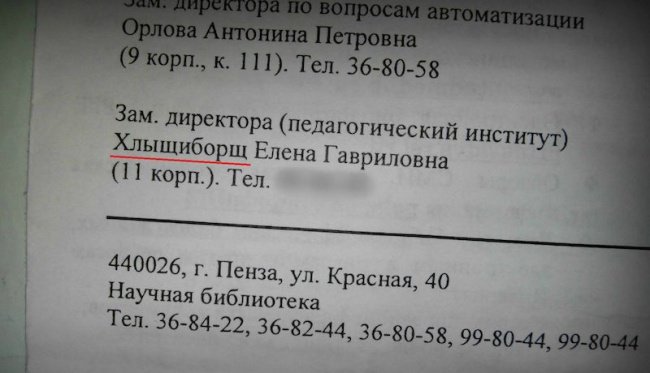 Забавные фамилии (20 фото)
