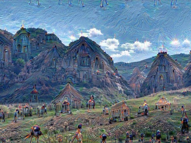 Картины, которые нарисовал искусственный интеллект, созданный Google (9 фото)
