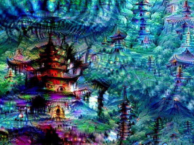 Картины, которые нарисовал искусственный интеллект, созданный Google (9 фото)